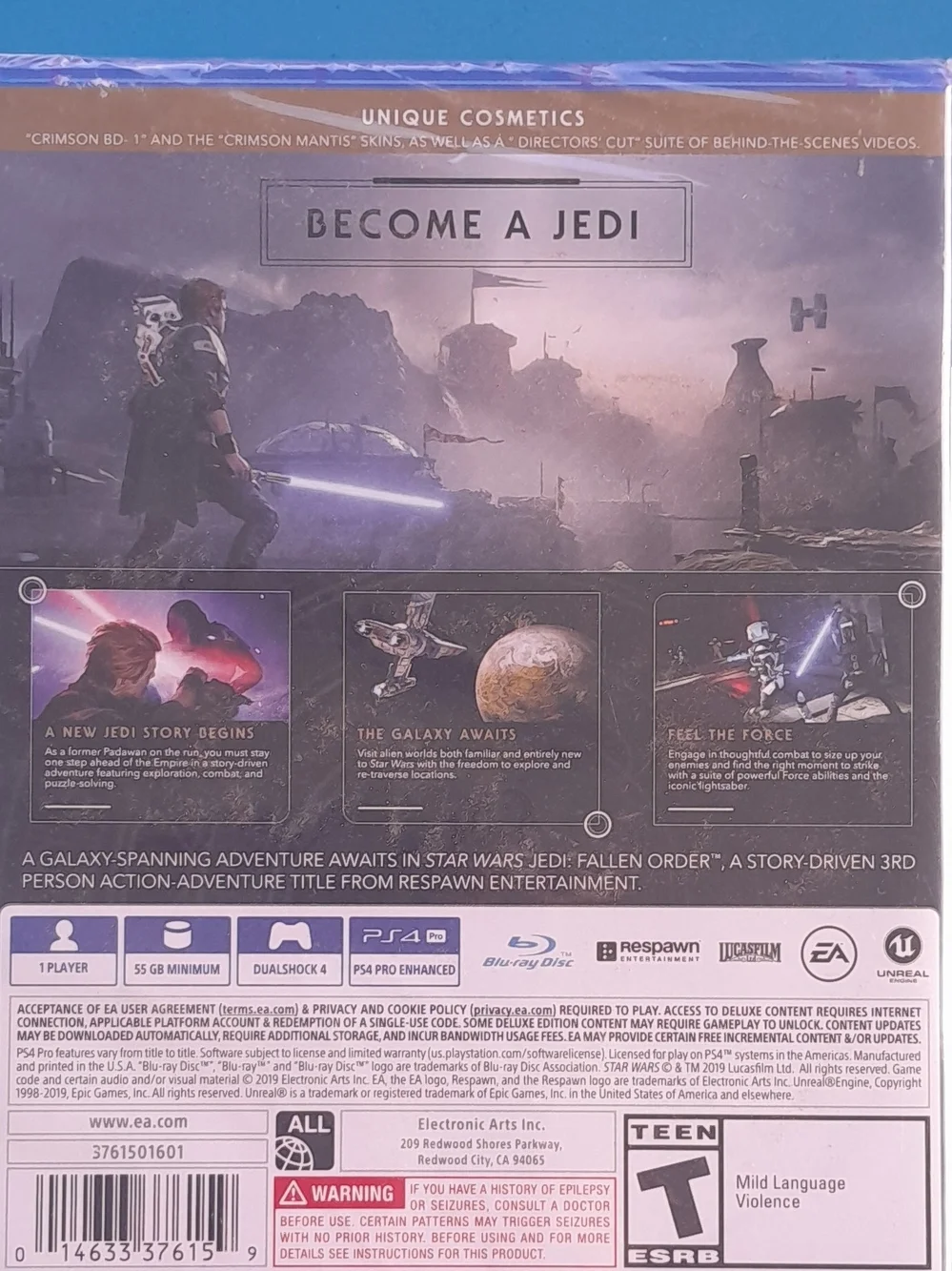 Star Wars Jedi: Fallen Order Deluxe Edition (PS4) - NEW